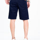 Men Navy Blue Slim Fit Chino Shorts