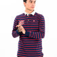Men's Red/Blue Rugby Shirt