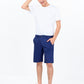 Men Blue Slim Fit Chino Short