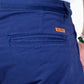 Men Blue Slim Fit Chino Short
