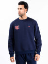 Navy Blue Fleece Men's Sweatshirt