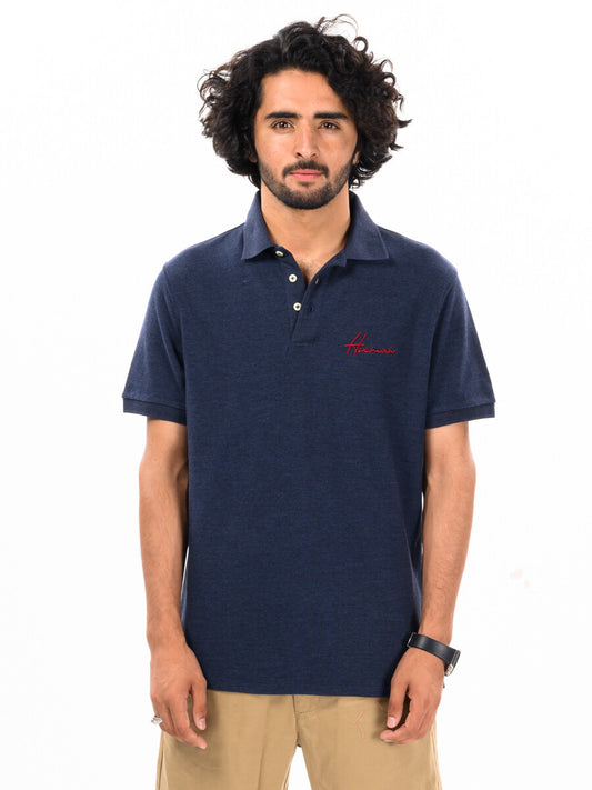 Navy Blue Regular Fit Men’s Polo Shirt