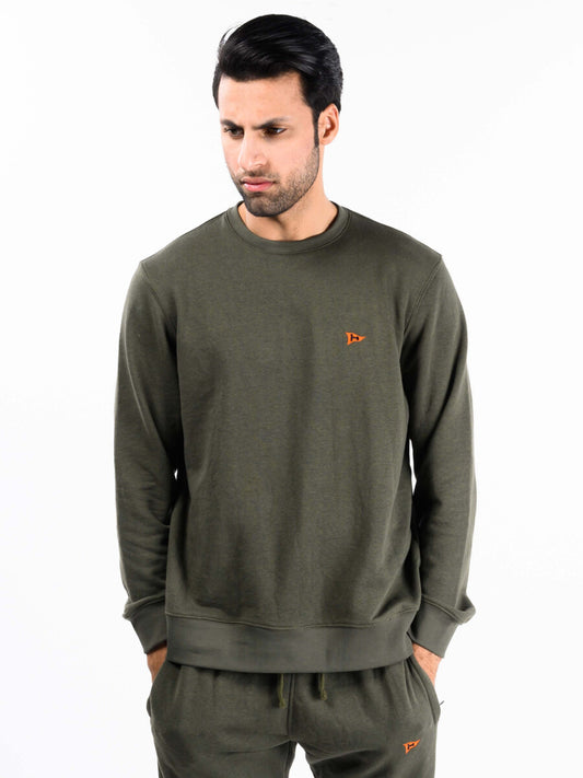 Olive Terry Men's Sweatshirt