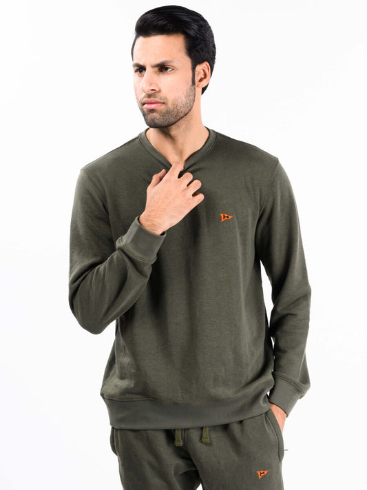 Olive Terry Men's Sweatshirt