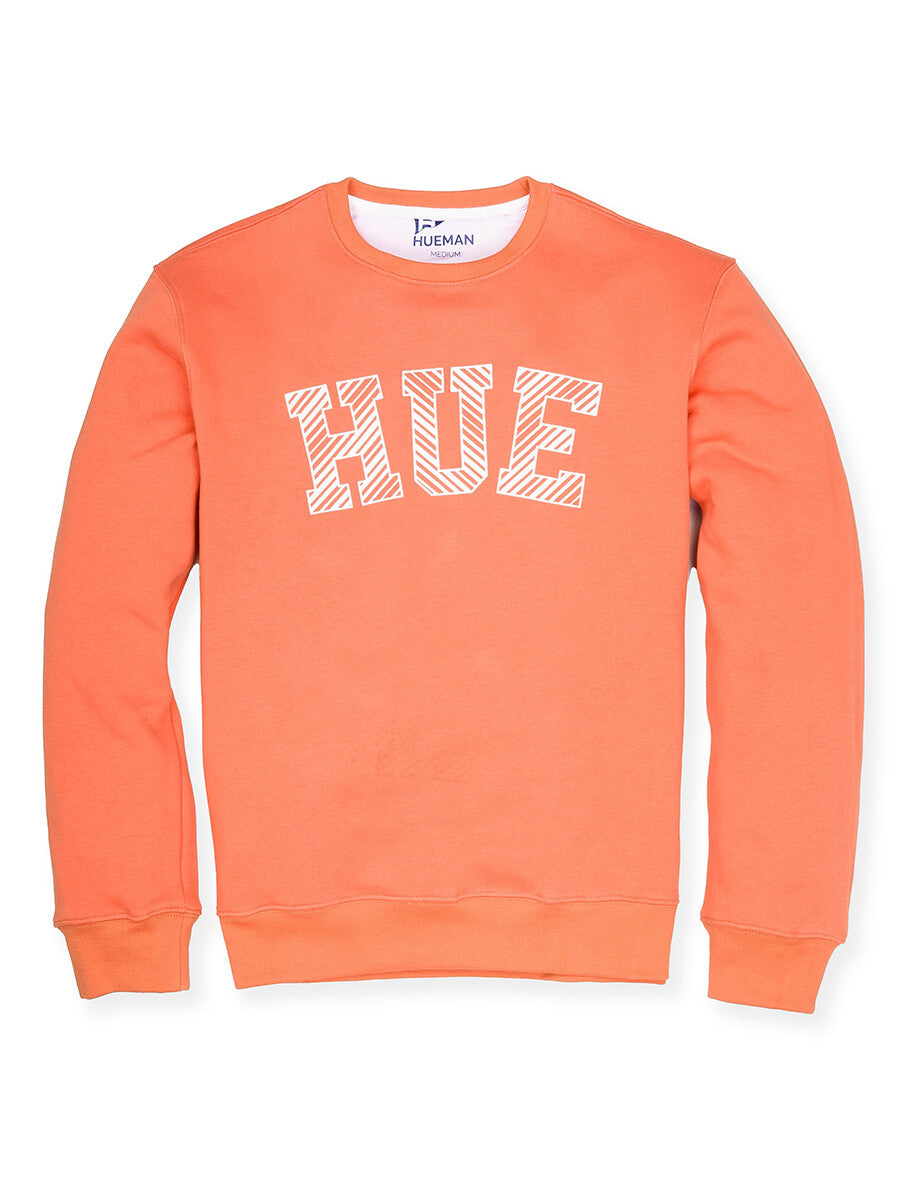 Orange Fleece Men's Sweatshirt