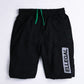 Raw-Hem Men Black Terry Jogger Shorts