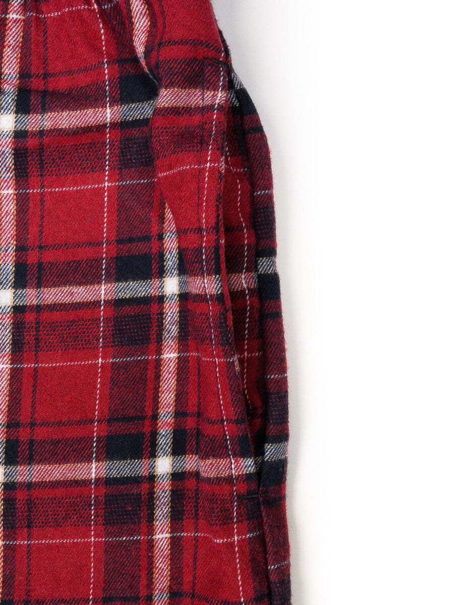 Red & Grey Flannel Relaxed Winter Pajamas - Pack of 2