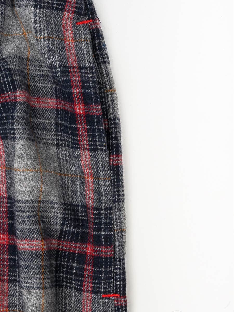 Red & Grey Flannel Relaxed Winter Pajamas - Pack of 2