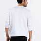 White Fleece Men's Sweatshirt